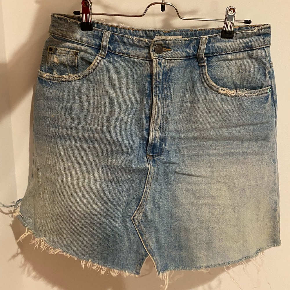 Light Jean Zara Skirt - Size L